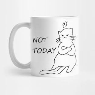 Not Today Feline Mug